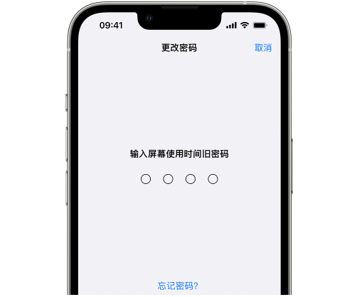 枣阳iPhone屏幕维修分享iPhone屏幕使用时间密码忘记了怎么办 