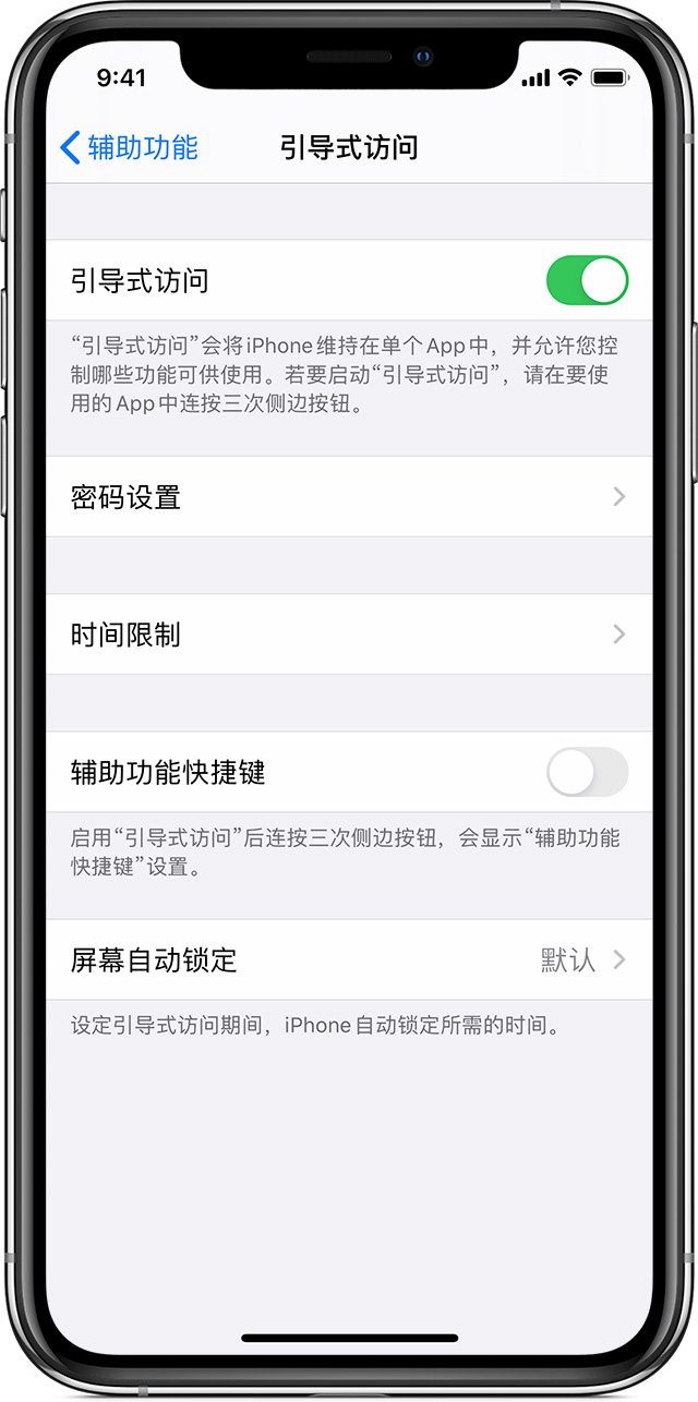 枣阳苹果手机维修分享如何在 iPhone 上退出引导式访问 